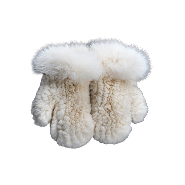 MORRIS KAYE & SONS Knit Mitten/Fox