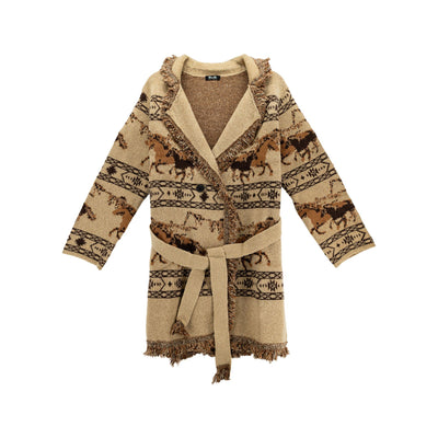 MISS ME Patterned Jacket With Lapel